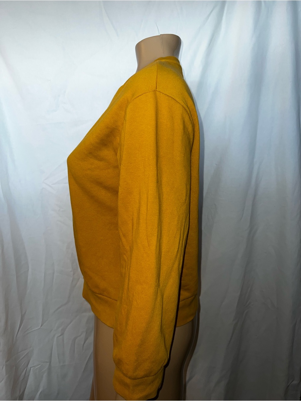 Zara Mustard Yellow Crewneck Sweatshirt - Picture 4 of 6